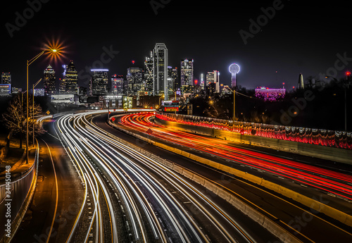 Dallas Skyline at Night photo