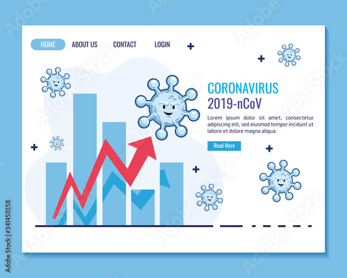 coronavirus statistics bar growing infected information