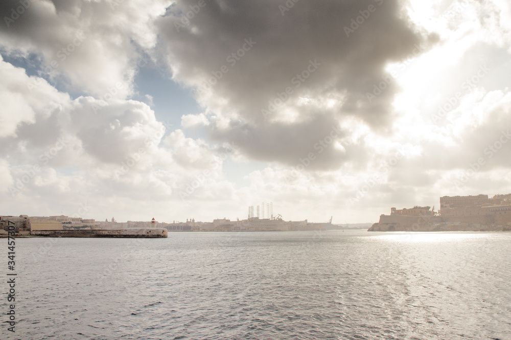 the grand harbour of malta