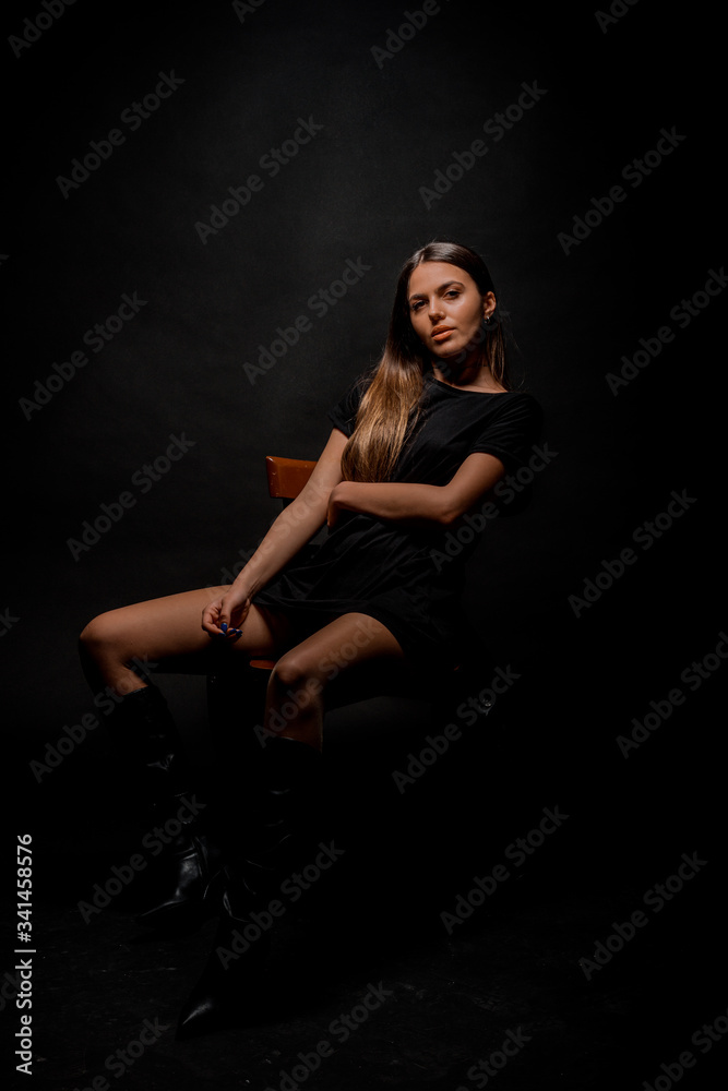 Fototapeta premium Attractive trendy woman