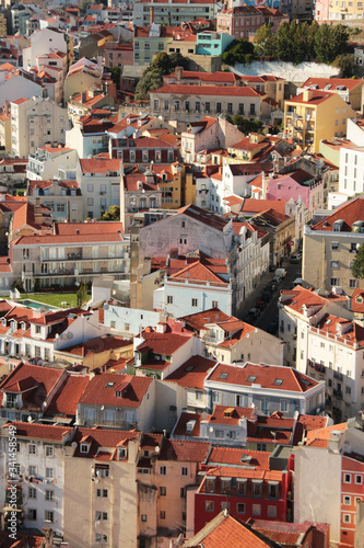 panorama of the old city Lisboa