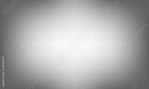 Abstract grey gradient background. Blur soft clean blank neutral color. Creative empty space shiny texture. Vector illustration