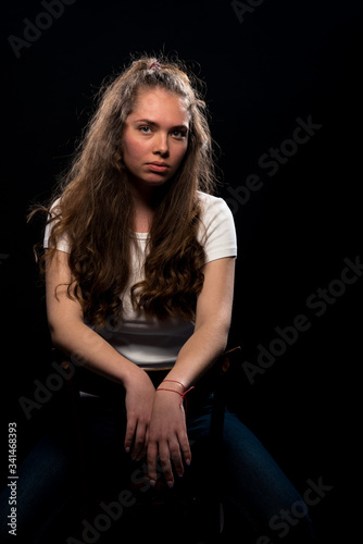 Young attractive woman