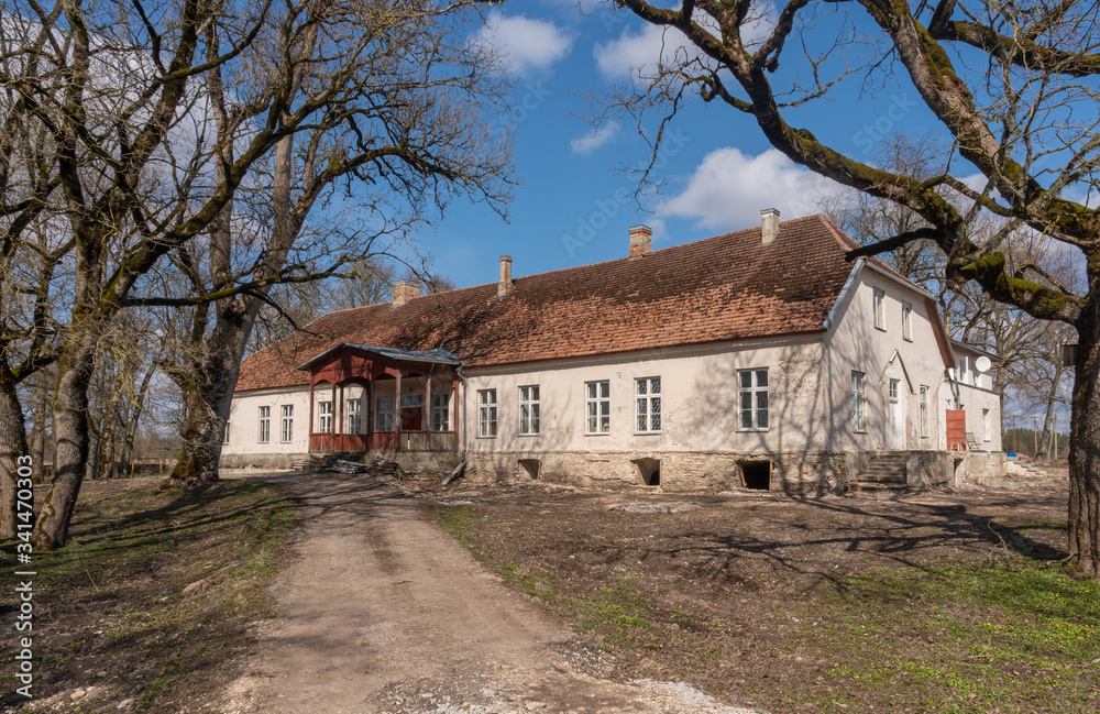 abandoned manor europe estonia
