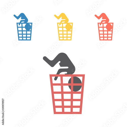 Abortion icon. Vector signs for web graphics.