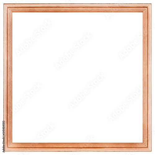 Square wooden frame