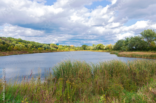 Hogback ridge pond scenic in bloomington refuge