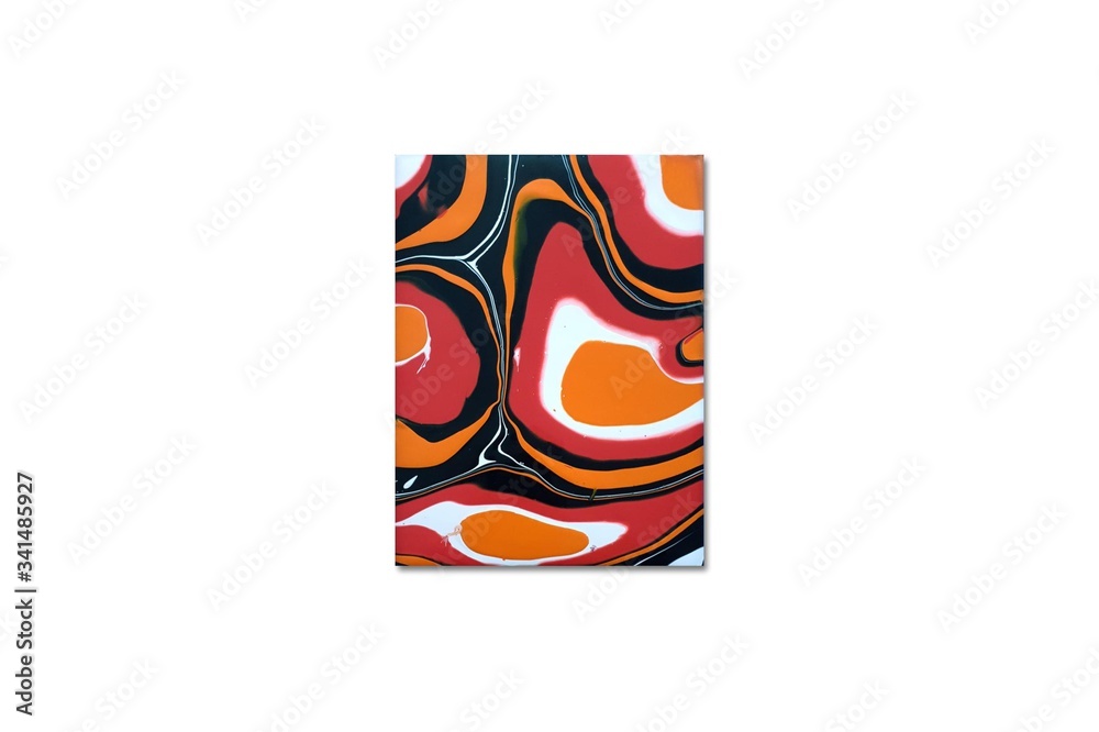 Abstract acrylic fluid-art painting Abstract acrylic fluid-art painting