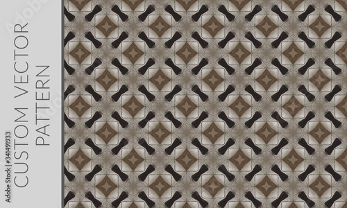Diamond Woven Vector Pattern