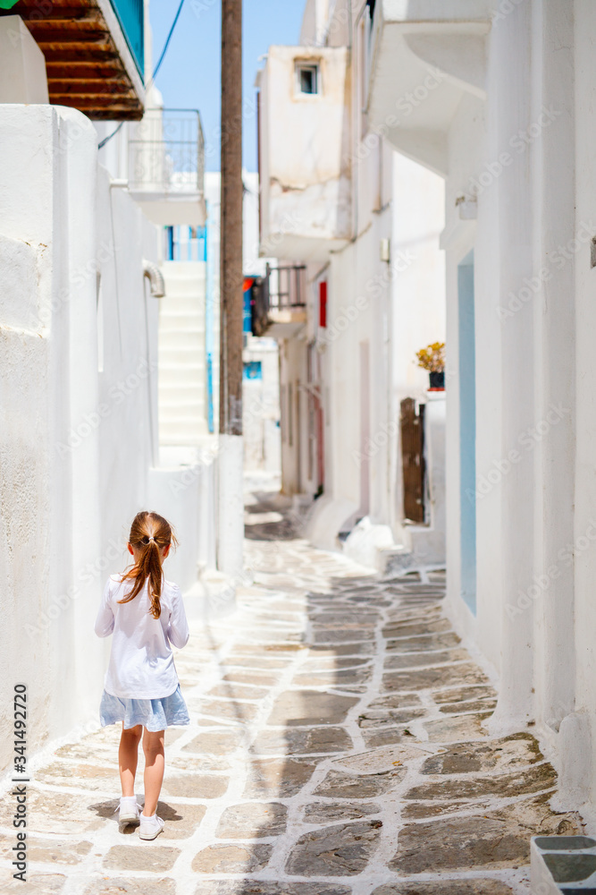 Little girl in Greece