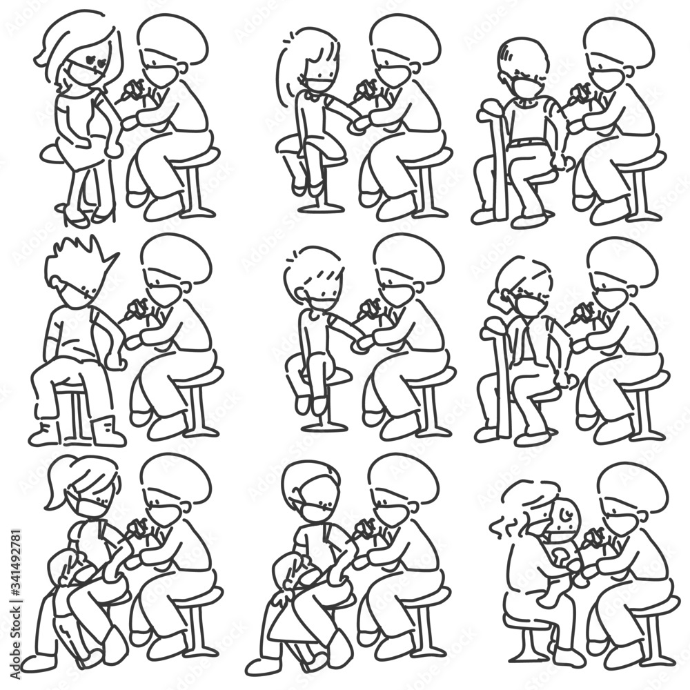 All ages of human being can take vaccinations for against new viruses. No difference between them, All ages of human being can take vaccinations for against new viruses. No difference between them,