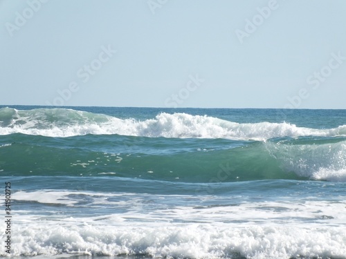 waves on the beach water