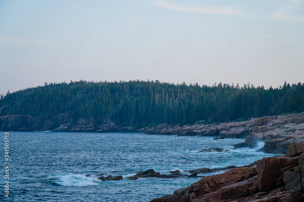 Acadia coastline