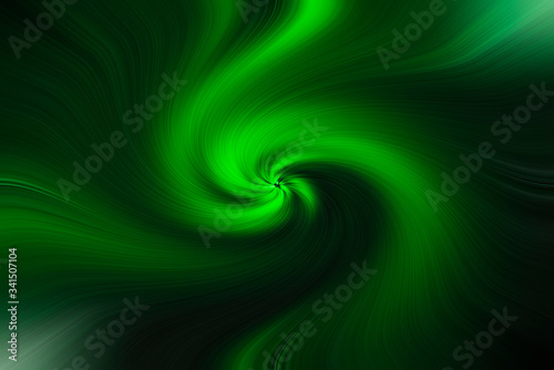 Colorful image swirl. Looks suspicious. Can be used as a beautiful background image.Green tone © Sunchai