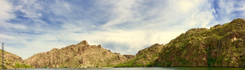 Panorama of Arizona Mountains  