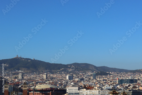 View of Barcelona on a sunny day, Spain © Artyom