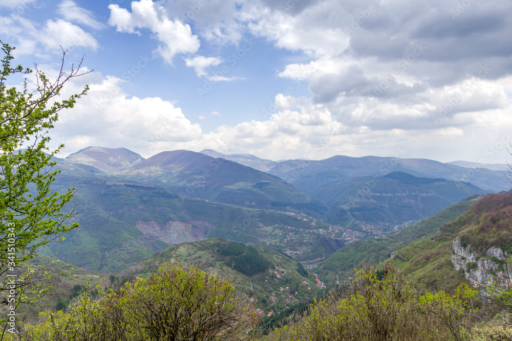 Fototapeta premium Spring Landscape of Balkan Mountains, Bulgaria