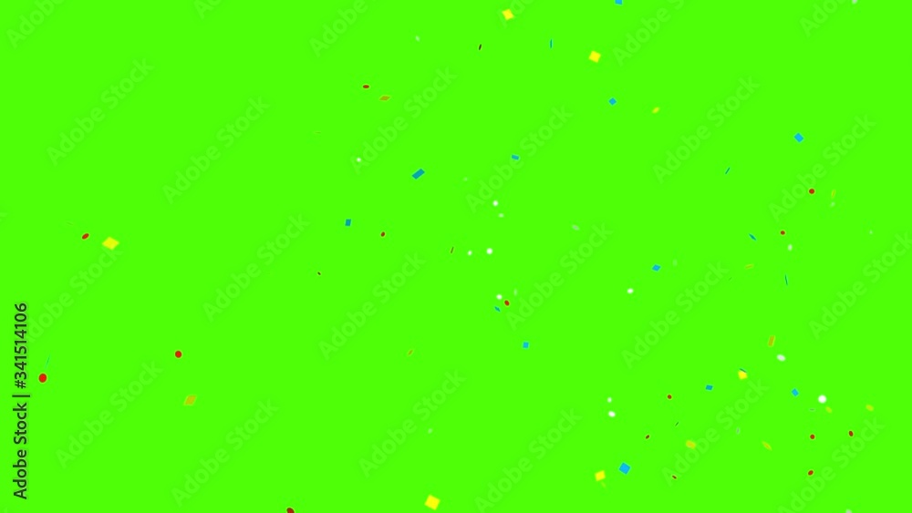 Colorful 3D animation of confetti falling on green screen so you can easily put it into your scene or video. Celebrate the holidays with it. Colorful 3D animation of confetti falling on green screen so you can easily put it into your scene or video. Celebrate the holidays with it.