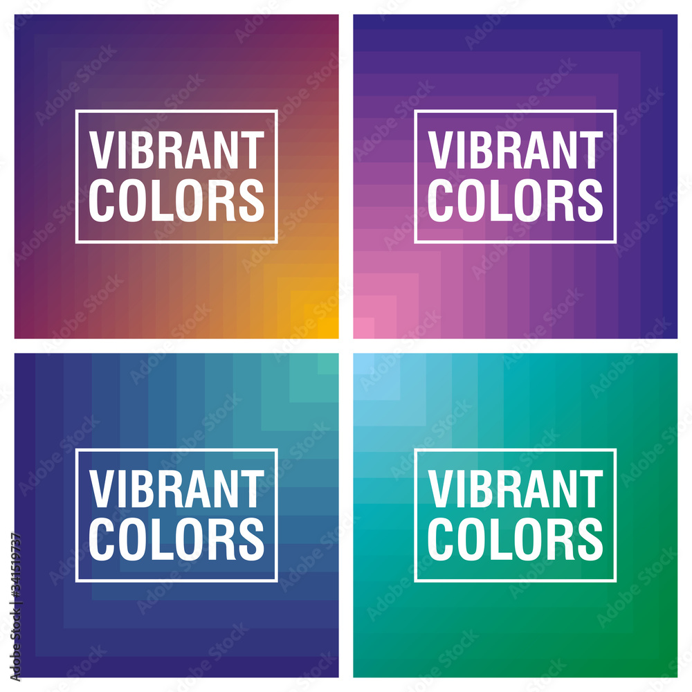 four vibrant colors background icon four vibrant colors background icon