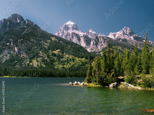 Taggart Lake in Grand Tetons national park, USA