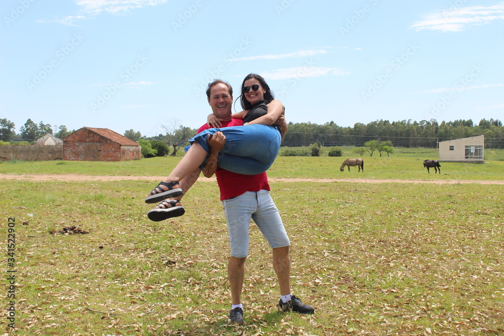 Fototapeta premium Father and daughter