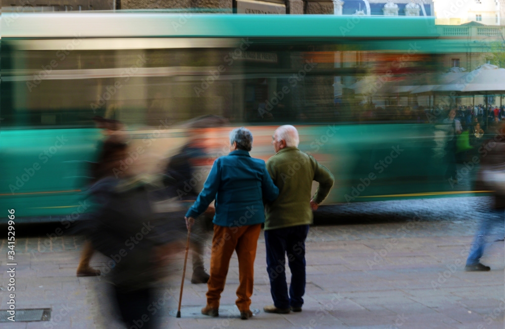 Fototapeta premium elderly couple