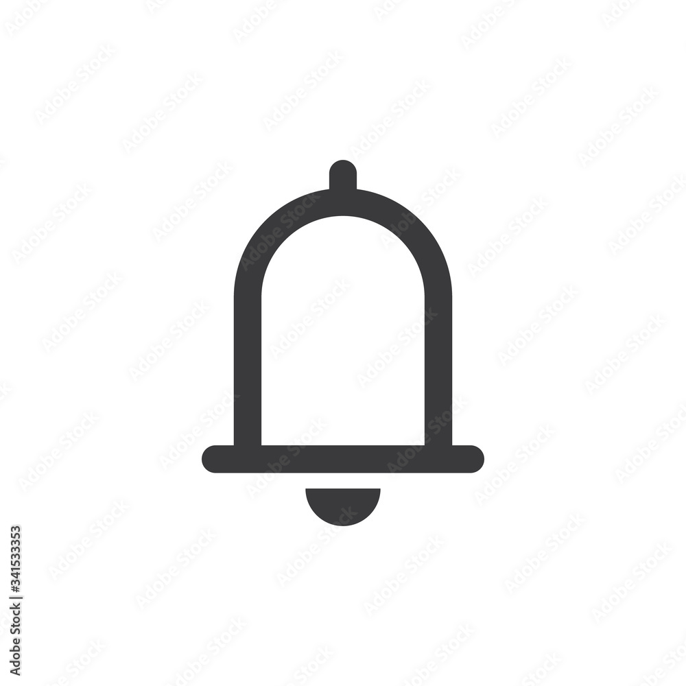 Bell icon vector. Notification symbol. Bell icon vector. Notification symbol.