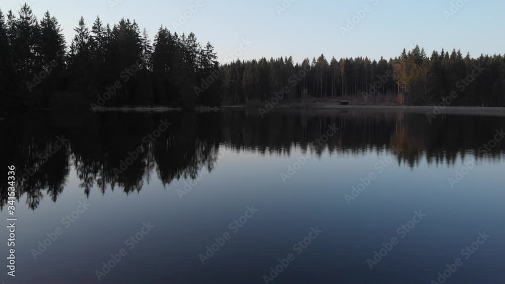 Aerial shot of Bärenbrucher Teich ( Aerial shot of Bärenbrucher Teich (