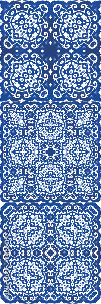 Ornamental azulejo portugal tiles decor. Ornamental azulejo portugal tiles decor.