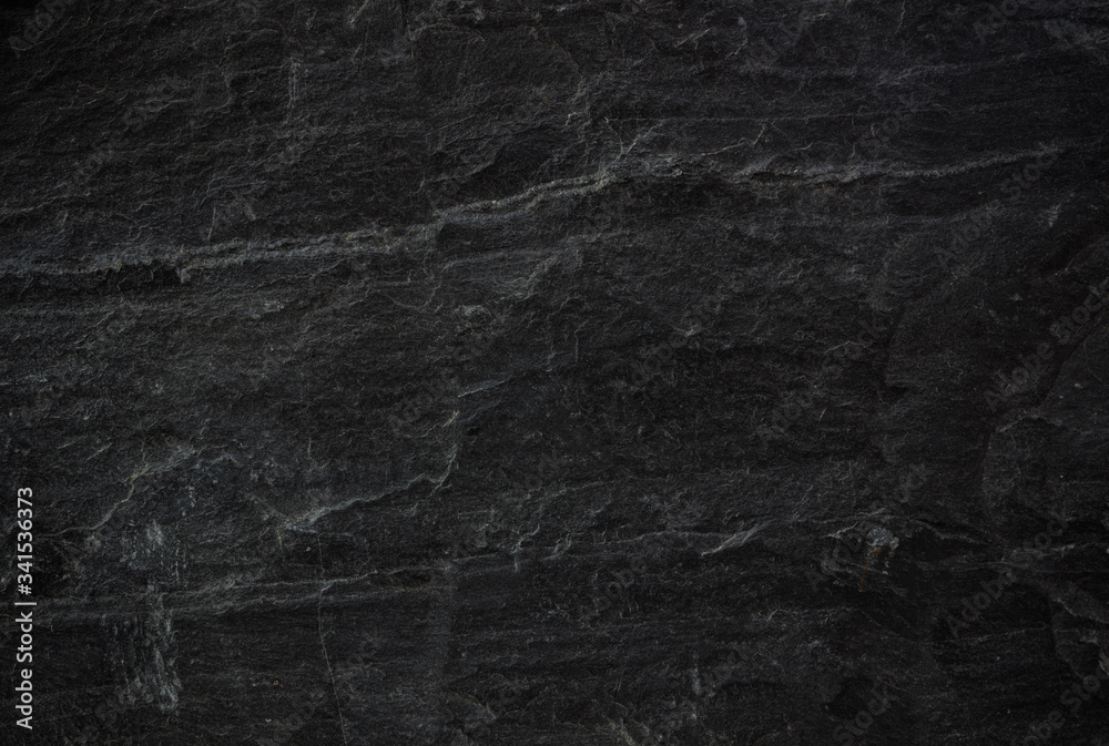 Obraz premium Dark grey black slate background or texture.