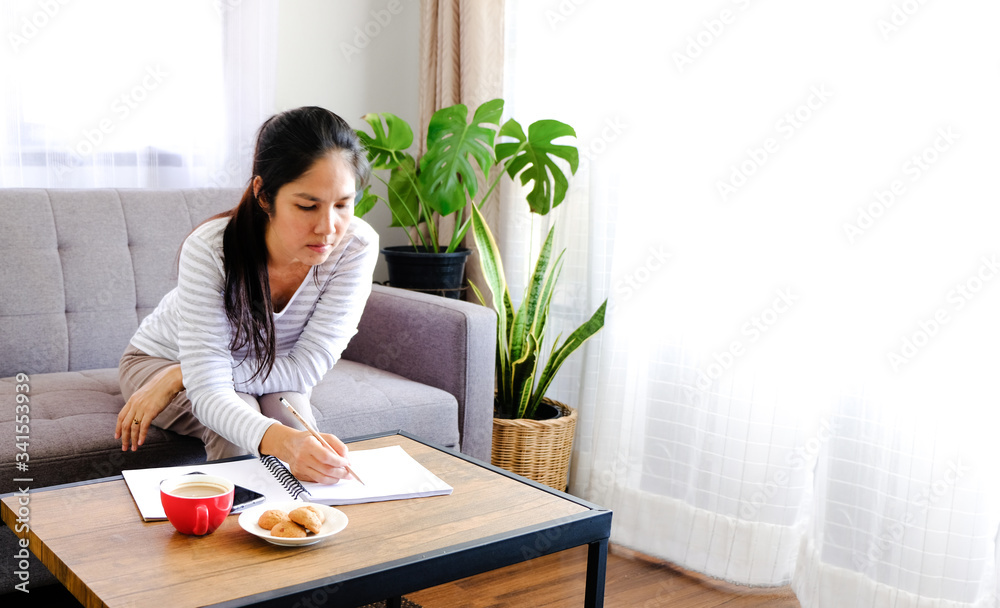 Girl sitting at home during the epidemic virus Girl sitting at home during the epidemic virus
