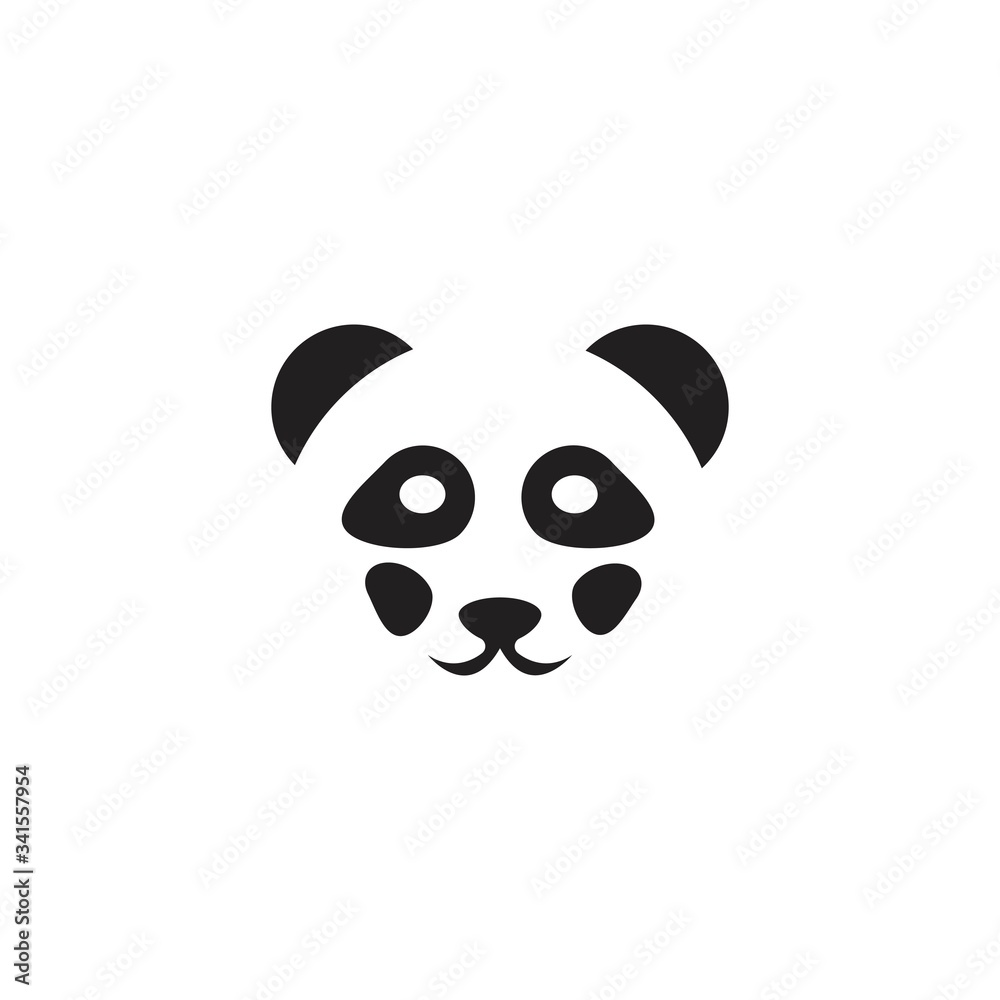 panda ilustration logo vector panda ilustration logo vector