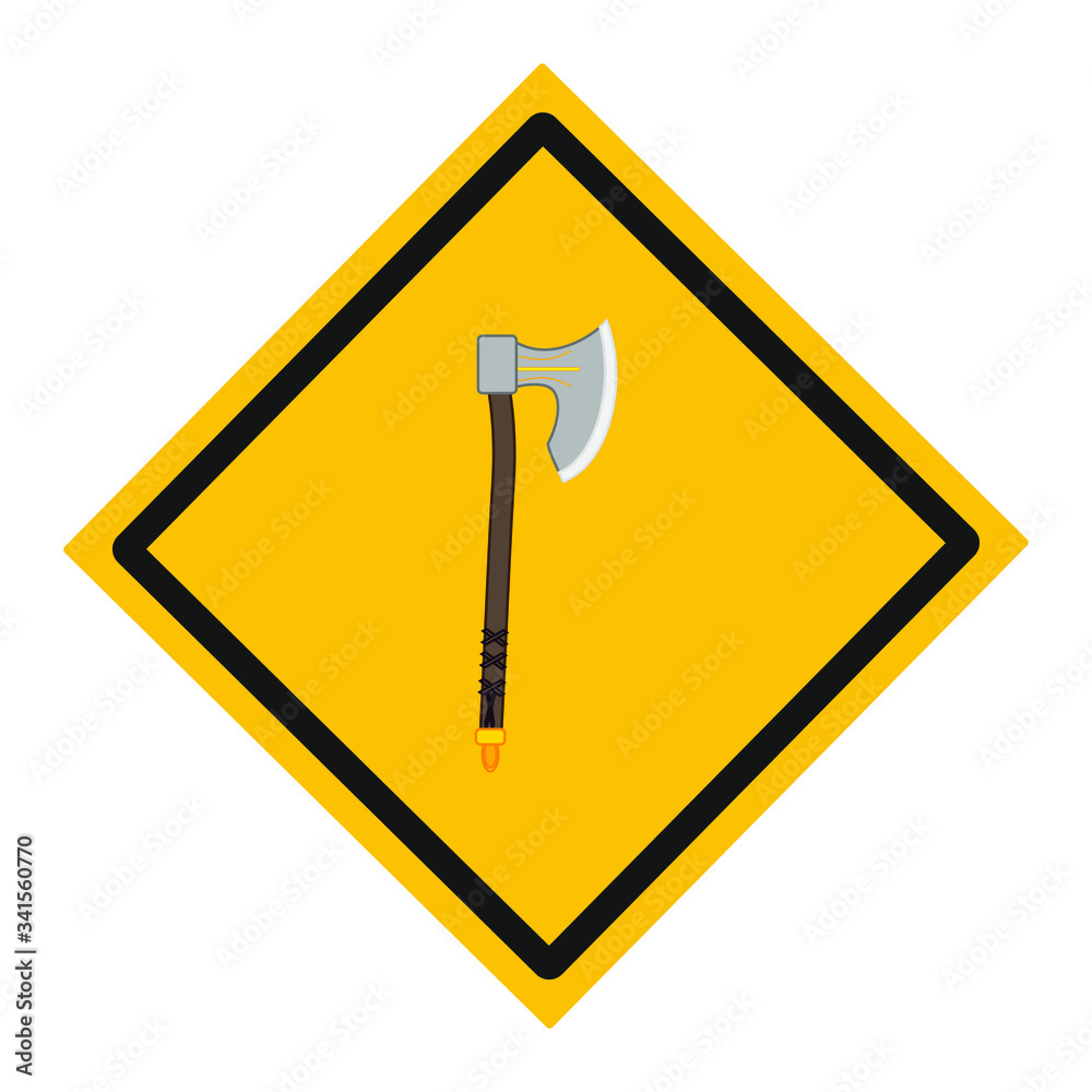 ax weapon used in ancient times by Norse Viking tribes