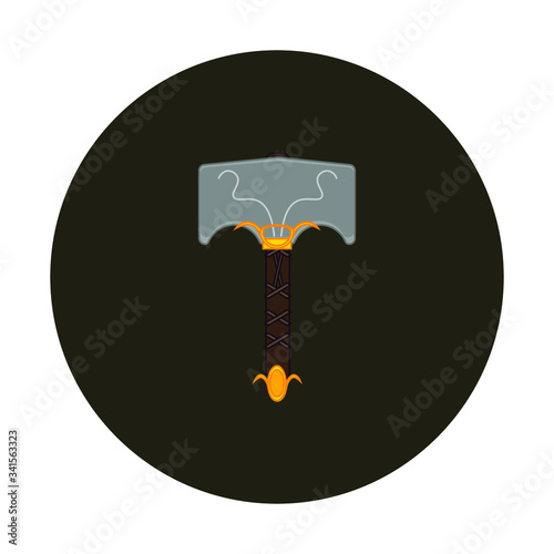 In Norse mythology, Mjolnir is described as one of the most feared weapons in Norse mythology. It belongs to the god Thor