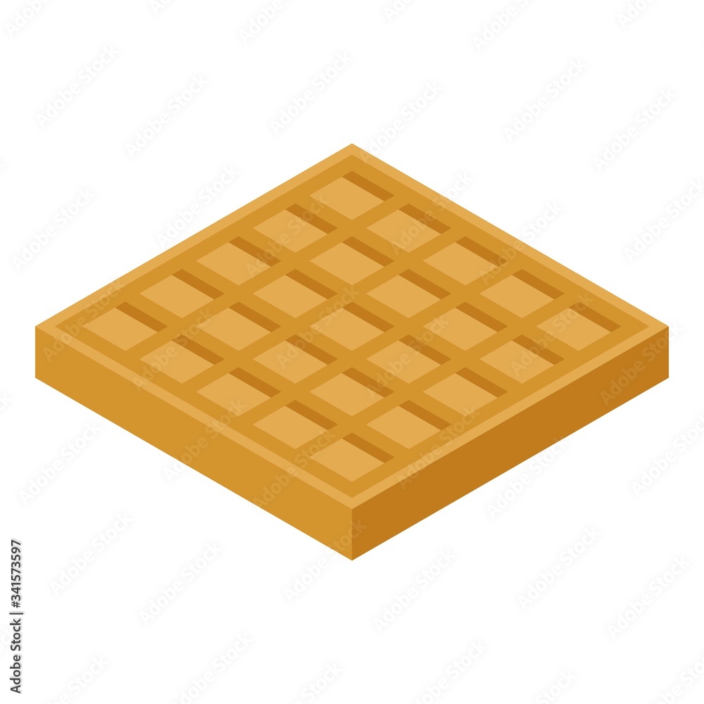 French biscuit icon. Isometric of french biscuit vector icon for web design isolated on white background