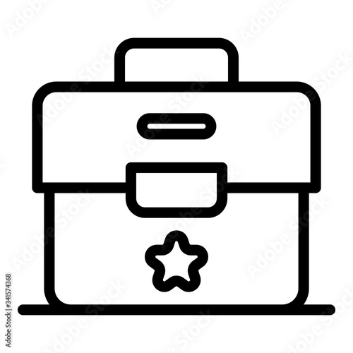Headhunter icon. Outline headhunter vector icon for web design isolated on white background