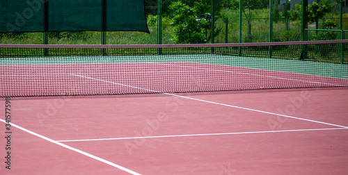 Wallpaper Mural Tennis court in the park. Torontodigital.ca
