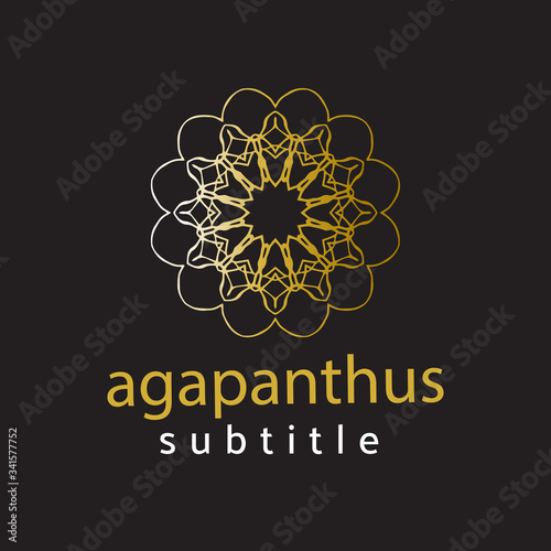 ornament logo gold and silver