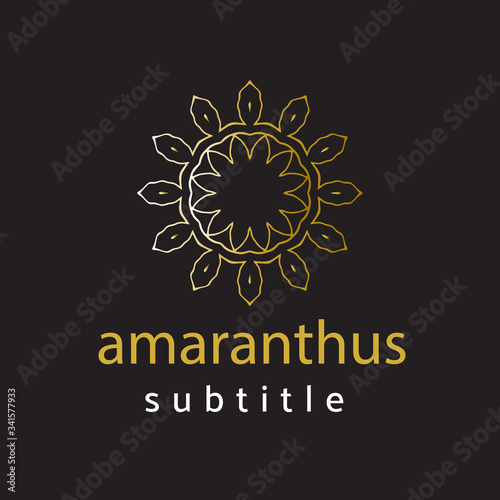 ornament logo gold and silver