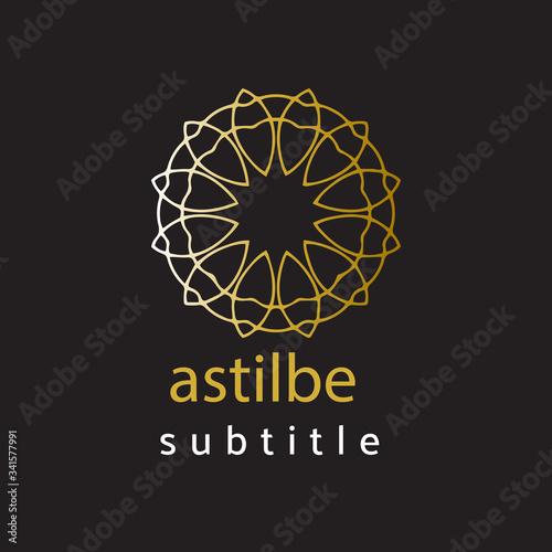 ornament logo gold and silver