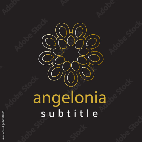 ornament logo gold and silver