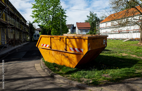 Obraz na płótnie Müllcontainer w salonie