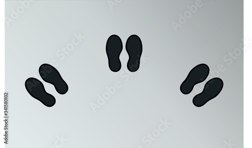 Keep distance sign. Coronovirus epidemic protective equipment. Preventive measures. Steps to protect yourself. Keep the 1 meter distance. Vector illustration.