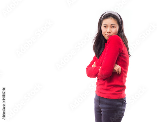 Fotografie assia girl Crossed arms