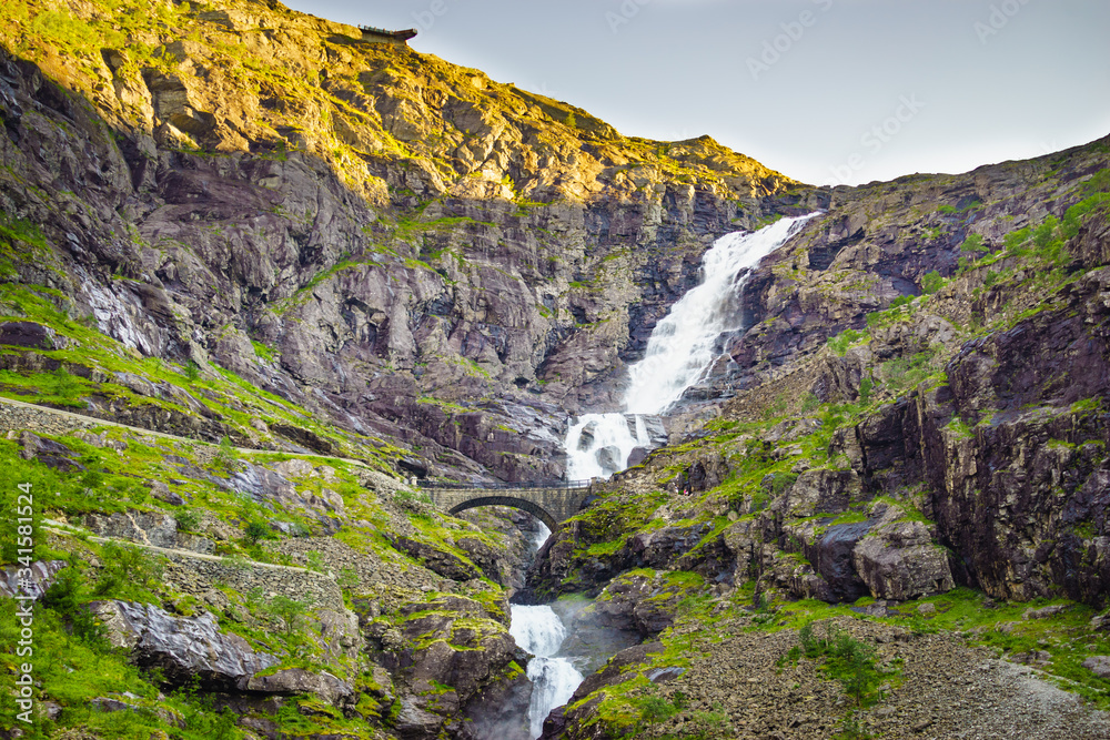 Obraz premium Trollstigen mountain road in Norway