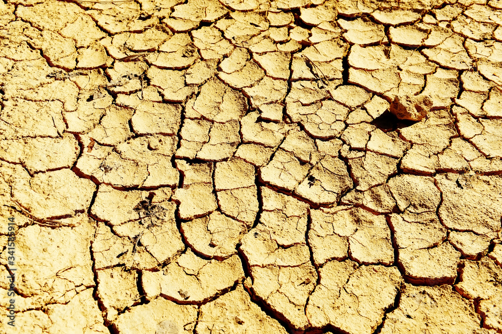 Cracked dry earth. Environmental problems. Cracked dry earth. Environmental problems.