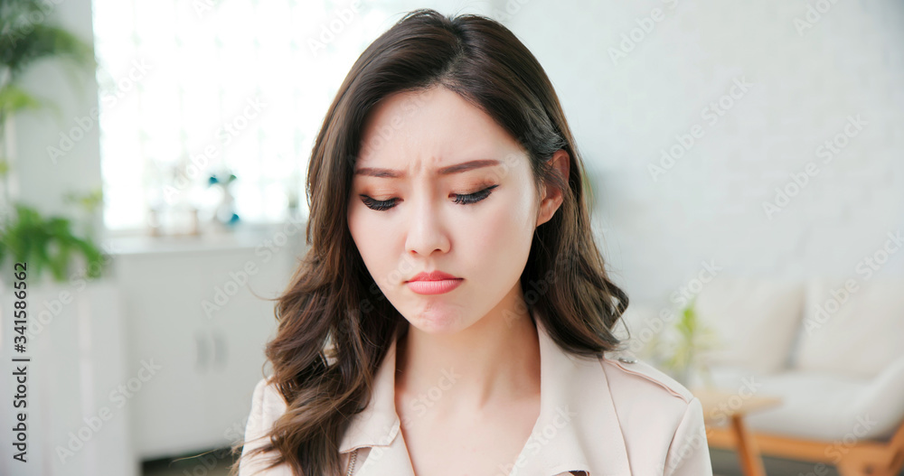 Businesswoman feel depressed Businesswoman feel depressed
