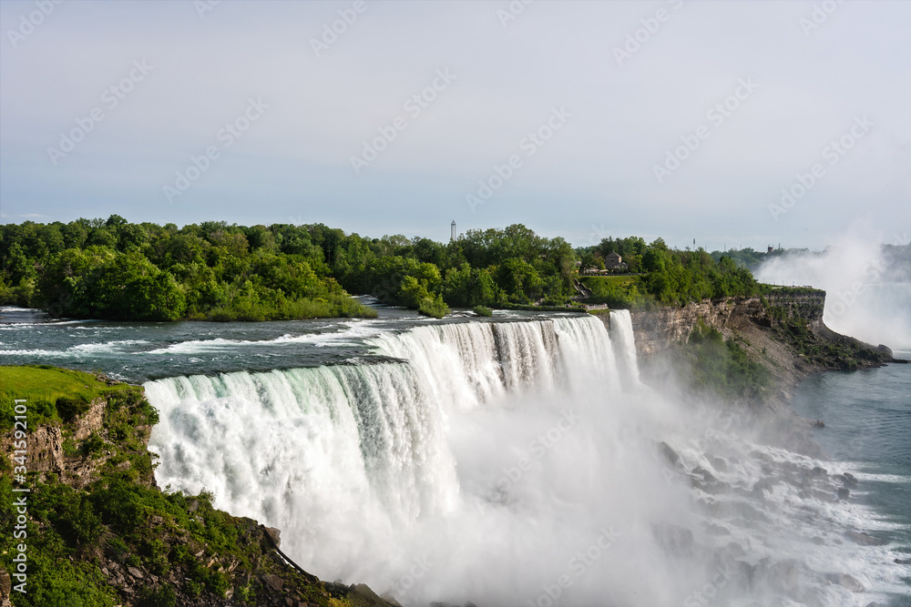 American side of Niagara Falls, NY, USA American side of Niagara Falls, NY, USA