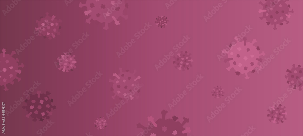 Coronavirus pandemic background with virus cells Coronavirus pandemic background with virus cells