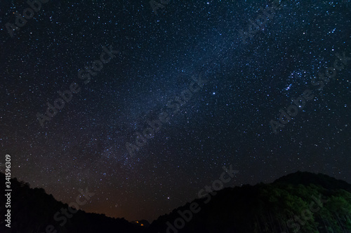 Fototapeta Naklejka Na Ścianę i Meble -  stars at night in the sky for background
